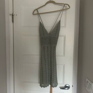 Reformation open knit dress NWT